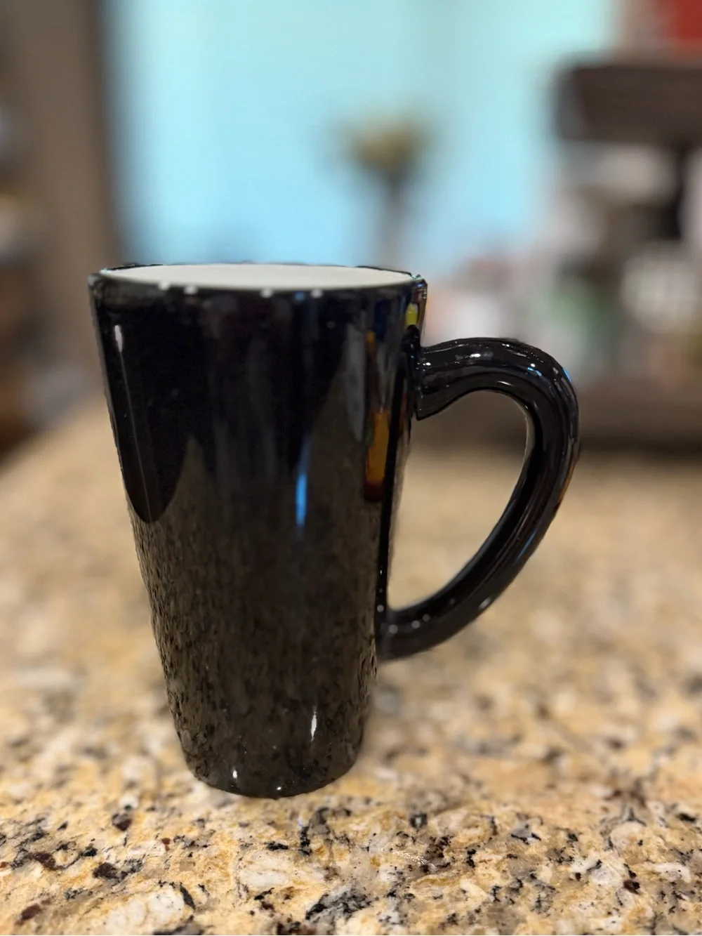 Hallmark Black Ceramic Mug with 'Add Scream and Sugar' Text